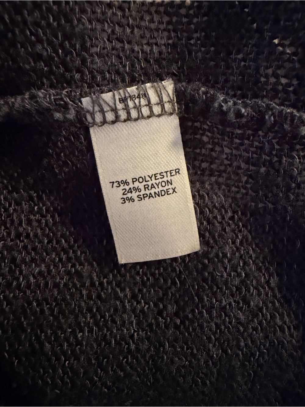 14th & Union (Nordstrom) Charcoal Gray Cowl Neck Oversized Sweater - Picture 4 of 5
